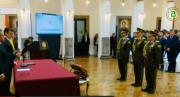 Presidente Rodrigo Paz posesiona al nuevo Alto Mando Policial en Palacio Quemado