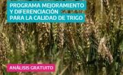 La Provincia de Buenos Aires avanza con el programa para destacar y evaluar la calidad del trigo