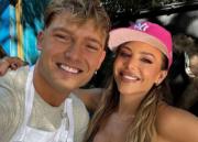 Aunque Ian Lucas insiste en negar un romance con Evangelina Anderson, los filmaron a los besos en un boliche porteño