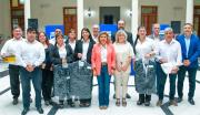 La intendente Fuentes entregó uniformes a todo el personal de Rentas