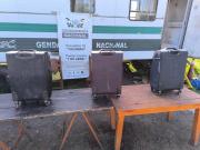 En un tour de compras en Argentina, hallan a tres bolivianos con droga oculta en sus maletas