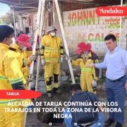 Alcaldía de Tarija continúa con los trabajos en toda la zona de la Víbora Negra