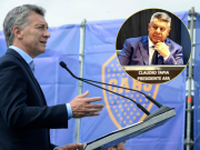 Macri reapareció y redobló críticas a la AFA