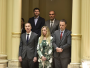 Karina y Adorni acusaron a Villarruel