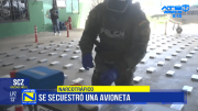 Incautan avioneta con 450 kilos de cocaína y detienen a dos brasileños