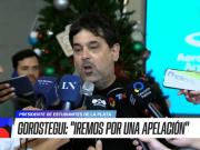 El vice de Estudiantes avisó que apelarán la sanción de la AFA y el club redobla su postura por el pasillo obligatorio