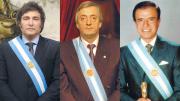 Milei = Kirchner x -1, Kirchner = Menem x -1, Menem = Alfonsín x -1, Milei = Menem