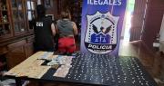 Desbarataron una banda narco en Rawson tras una serie de allanamientos: secuestraron drogas y detuvieron a dos personas