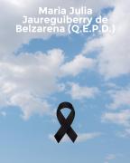 Maria Julia Jaureguiberry de Belzarena (Q.E.P.D.) ‣ El Pueblo Digital Uruguay