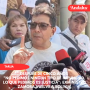 No pedimos ningún tipo de impunidad, lo que pedimos es justicia: Exministro Zamora vuelve a Bolivia