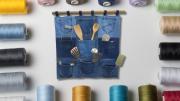 Cómo puedo hacer un organizador de pared: con unos jeans y un truco de costura