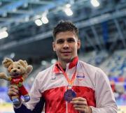 Primer podio paraguayo en juegos deportivos Bolivarianos: Charles Hockin gana bronce en 50 espalda