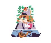 La pirámide social argentina muestra menos pobreza y un salto en la Clase Baja No Pobre