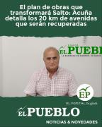 Acuña presentará hoy el nuevo plan de obras para Salto