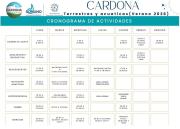 Cardona: Cronograma de actividades terrestres y acuáticas disponibles para el Verano 2026