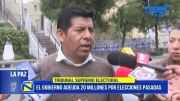 TSE pide al Gobierno desembolsar Bs 40 millones y pagar deuda de Bs 20 millones