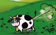 Polémica por un proyecto para gravar las flatulencias y eructos de las vacas