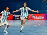 Argentina, a semifinales del Mundial femenino de futsal: la ráfaga de golazos para ganarle a Colombia y hacer historia en Filipinas
