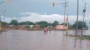 Campo Gallo: calles anegadas por la tormenta y más de 350 familias afectadas