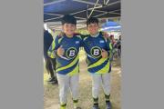 Los hermanos Valentino y Benjamín Luna, en lo más alto del Anual de BMX