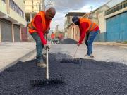 Reactivado plan de asfaltado en Girardot tras superar falla técnica