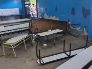 Violencia escolar: la madre de una alumna destrozó un aula