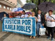 Marcharon para pedir justicia por Karla Robles