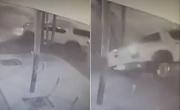 VIDEO. La Plata: manejaba borracho, perdió el control de una Ford Ranger y un poste evitó una tragedia