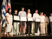 La Edila Daniela Saravia presentó el reconocimiento para jóvenes doloreños que triunfaron a nivel internacional en canotaje