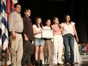 El reconocimiento a la Escuela de Karate Dojo, presentada por el Edil Raúl Bruno