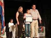 El Edil Raúl Bruno y el reconocimiento a Fausto Mendy de 11 años por sus logros deportivos