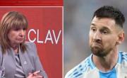 El vergonzoso palazo de Patricia Bullrich a Lionel Messi: ¿Hasta cuándo?