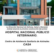 Avanza proyecto del primer centro veterinario público del país