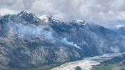 Incendio forestal en el Parque Nacional Lago Puelo