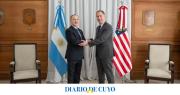 Diego Santilli recibió al embajador de Estados Unidos en la Casa Rosada