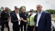 Kicillof entregó 30 nuevos patrulleros en Avellaneda para fortalecer la seguridad