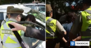Detienen a conductora en vivo: se negó a bajar del vehículo y escondió las llaves en su sostén