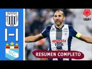 ¡Empate amargo! Sporting Cristal vs. Alianza Lima terminaron 1-1 en el Nacional: revisa el video y goles