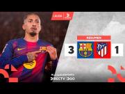 Video, resumen y goles: Barcelona vs. Atlético de Madrid (3-1) por LaLiga