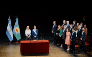 Día de formalidades: Kicillof le toma juramento a Flavia Terigi y Milei a la nueva ministra de Seguridad