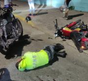 Herido funcionario de la PNB tras caída de motocicleta en Maracay
