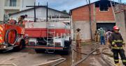Incendio afecta a una fábrica de café en la zona norte de Santa Cruz