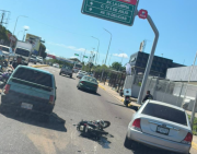 Otro accidente de moto en la avenida Universidad