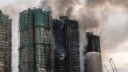 Sube a 159 el número de muertos por el incendio en Hong Kong tras la inspección en las torres