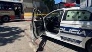 Un policía herido tras choque entre un ómnibus y un patrullero en La Unión