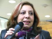 Ana Olivera se cayó de una escalera en plena sesión de diputados y se golpeó la cabeza