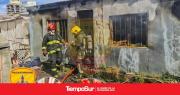 Bomberos actúan rápido y sofocan incendio en una vivienda