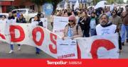 Marcha de la bronca de ADOSAC por los descuentos