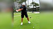 Flavio Sameja se mete dentro del Top-10 en el golf de los Juegos Bolivarianos