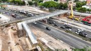 La autopista Dellepiane estará cerrada el fin de semana largo por la demolición de dos puentes